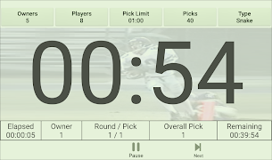 J42 Fantasy Draft Clock скриншот 3
