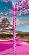 Pink Zipper Lock Screen تصوير الشاشة 3