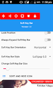 برنامه‌نما Soft Key / Navigation bar عکس از صفحه