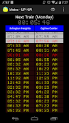 Schedule for Metra - UP-NW スクリーンショット 1
