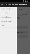 Ucom POS Printer SDK Demo 스크린샷 1