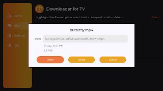 Downloader for TV ภาพหน้าจอ 6