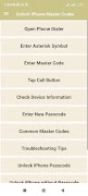 پوستر Unlock iPhone Master Codes