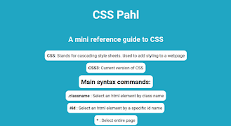 CSS Pahl 스크린샷 2