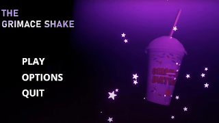 The Grimace Shake Horror Poster