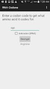 RNA Codons syot layar 3