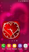 Heart Analog Clock Widget screenshot 4