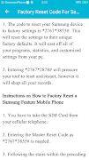 Factory Reset by Secret Code capture d'écran 1