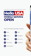 Hello USA Affiche