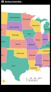 USA Capital Cities and Map poster