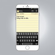 برنامه‌نما notepad2018 عکس از صفحه