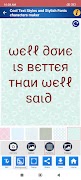 Cool Text & Fonts Styles maker imagem de tela 2