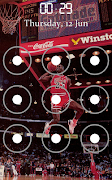 Michael Jordan Pattern Lock Screen 포스터