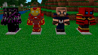 Супергерои для MCPE постер