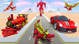 Crocodile Robot Car Games 3d স্ক্রিনশট 4