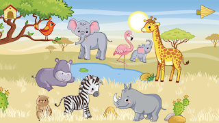 Baby animal games: fun puzzle! 截图 1