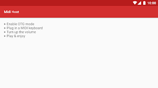Midi Host captura de pantalla 1