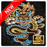 Neon Animal Wallpaper