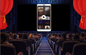 HD Video Projector Simulator – Cinema Screen Video-poster