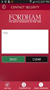 Fordham Safeapp screenshot 2