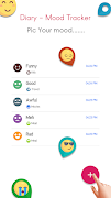 Diary - Mood Tracker captura de pantalla 1