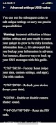 Factory Reset USSD Codes 스크린샷 3