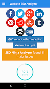 برنامه‌نما Website SEO Analyzer عکس از صفحه