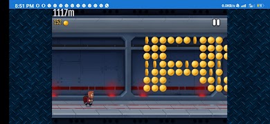 Running jack الملصق