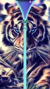 Tiger lock screen. poster