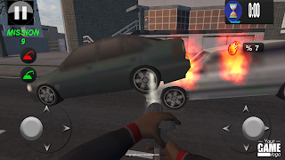 Feuerwehr-Simulation Plakat