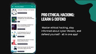 Pro Ethical Hacking Tutorials ảnh chụp màn hình 2