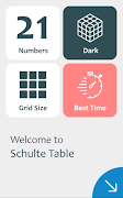 Schulte Table poster