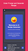 AI Recipe Generator imagem de tela 1
