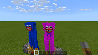 Huggy Wuggy Mod In Minecraft syot layar 3