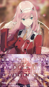 Zero Two Keyboard Theme capture d'écran 5