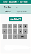 Simple Square Root Calculator اسکرین شاٹ 4