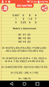 برنامه‌نما Matrices Cramer عکس از صفحه