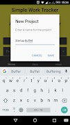 Simple Work Tracker - Project Worklog/Time Tracker syot layar 1
