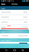 Interval timer HIIT Training 스크린샷 4