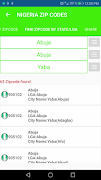 NIGERIA POSTCODES imagem de tela 6