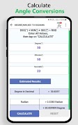 Angle Calculator: Deg Min Sec اسکرین شاٹ 7