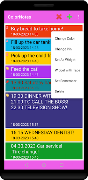 برنامه‌نما ColorNotes عکس از صفحه