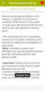 Samsung Reset settings  Guide screenshot 3
