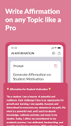 AI Affirmation Generator capture d'écran 1