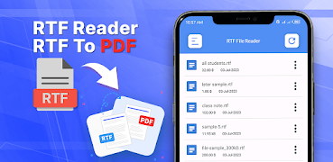 RTF: RTF Reader - RTF Viewer Cartaz