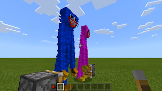 Huggy Wuggy Mod In Minecraft Screenshot 5