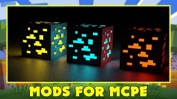Light Ore Mod for Minecraft PE Poster