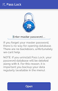 Password Manager (PassLock) Plakat