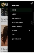 Philippine Army Website screenshot 2