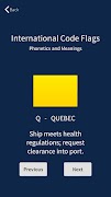برنامه‌نما Maritime Code Flags عکس از صفحه
